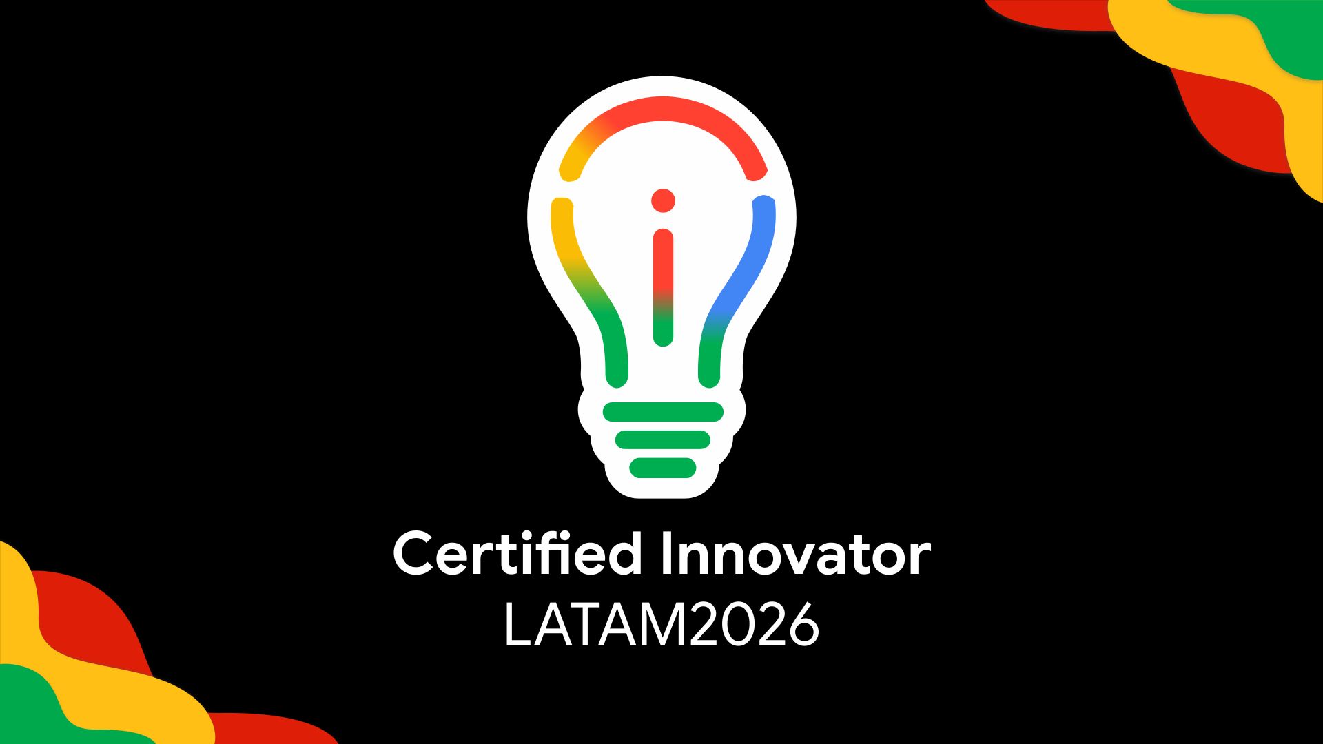Imagem ilustrativa com o logo e frase Programa Google for Education Innovator LATAM 2026